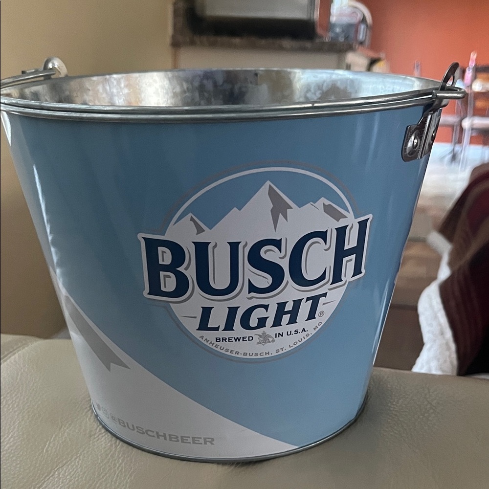 Busch Light Blue Party Ice Bucket